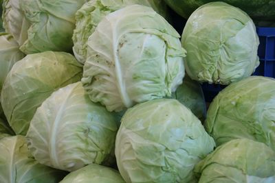 Full frame shot of vegetables in market