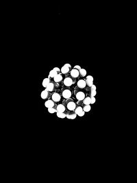 Low angle view of illuminated light bulb