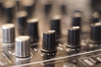 Close-up of machine