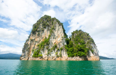 Panoramic view of sea against sky