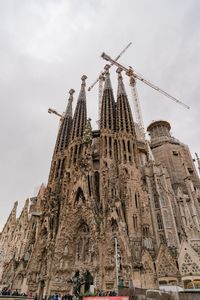 Low angle view of traditional building against sky