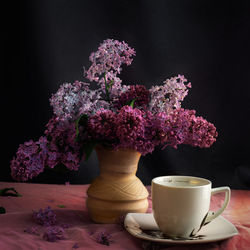 Close-up of coffee on table