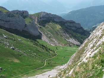 High angle view of landscape