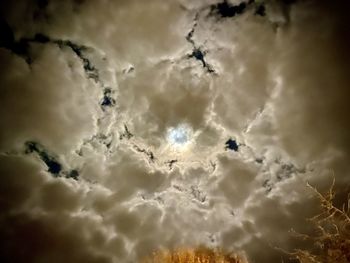 Low angle view of clouds in sky