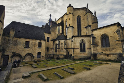 Low angle view of old building