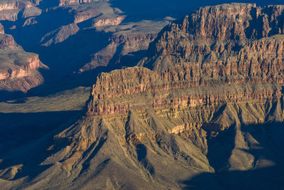 Panoramic view of rock formations on landscape