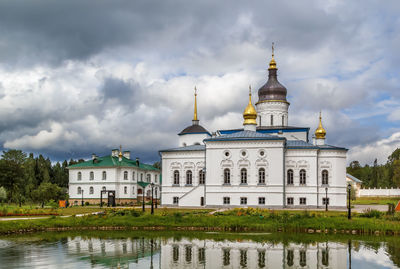 Yelizarov convent was founded as a monastery in 1447 to the north of pskov, russia