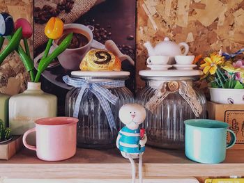 Close-up of potted plant on table