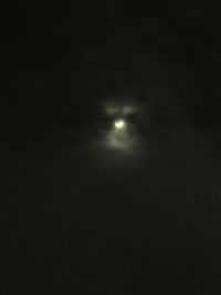 Scenic view of moon in sky at night