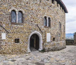 Entrance of old building