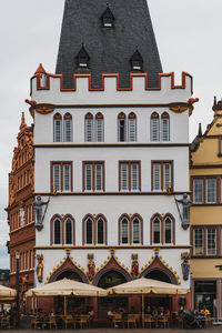 Low angle view of building against sky