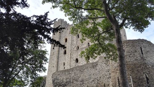 Low angle view of old building