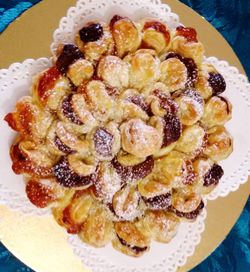 Close-up of dessert in plate