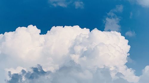 Low angle view of clouds in sky