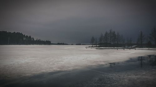 Snow covered landscape