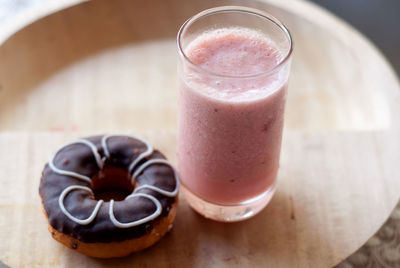 Close-up of drink in glass