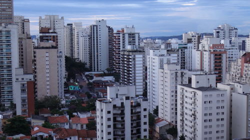 Cityscape against sky