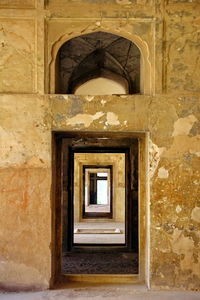 Entrance of old building