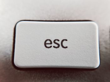 Close-up of computer keyboard