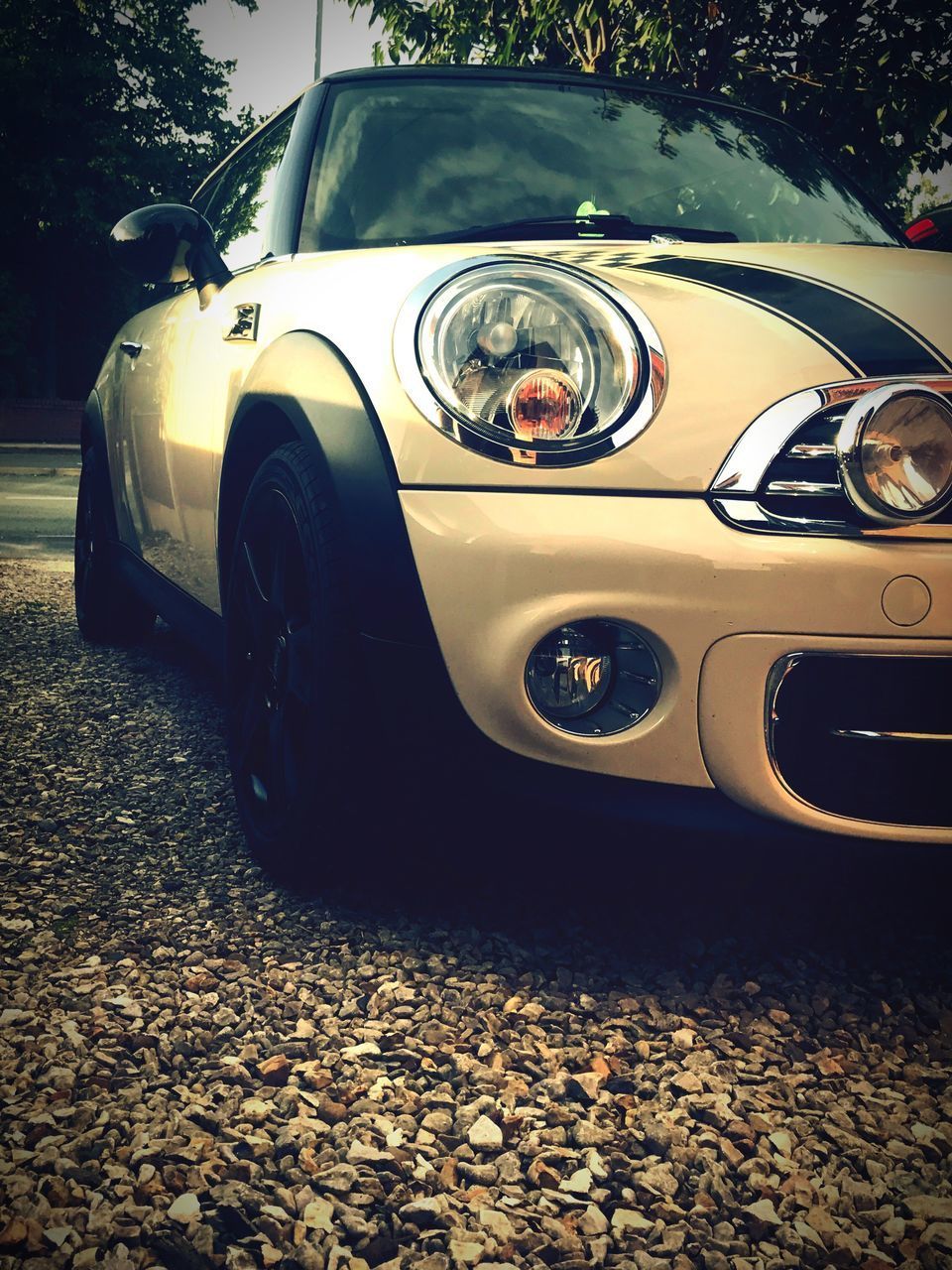 CAR PARKED ON THE ROAD