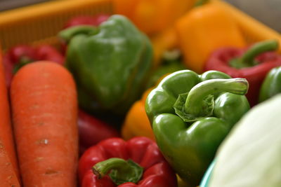 Close-up of bell peppers