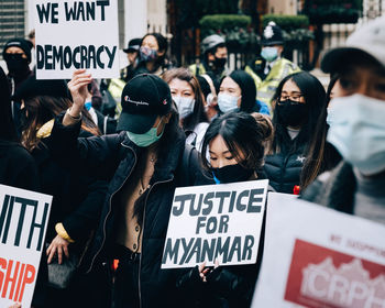 Group of people on the street