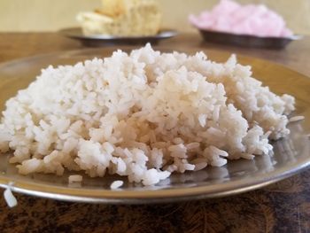 Close-up of food in plate