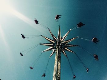Low angle view of ferris wheel