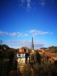 View of church against cloudy sky