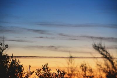 Scenic view of sky at sunset