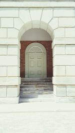 View of brick wall