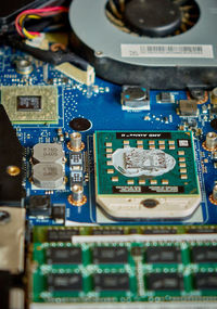 Close-up of circuit board