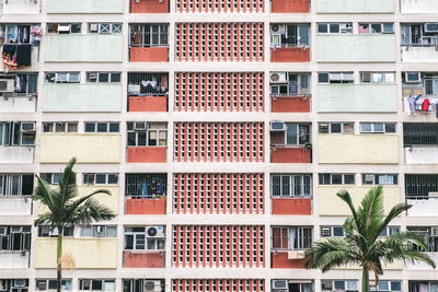 Full frame shot of residential building