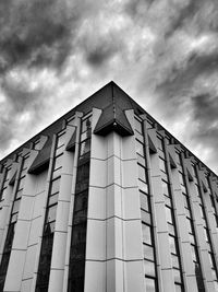 Low angle view of building against sky