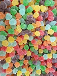 Full frame shot of colorful candies