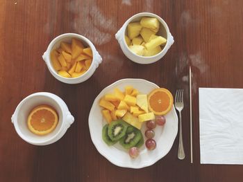 Close-up of food in plate