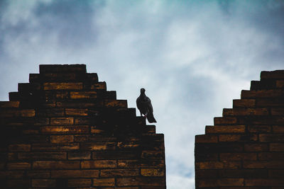 Low angle view of a building against sky