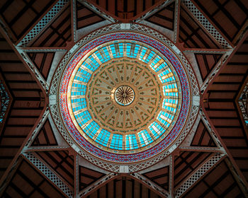 Low angle view of ceiling of building