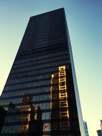 Low angle view of modern building