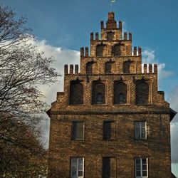 Low angle view of old building