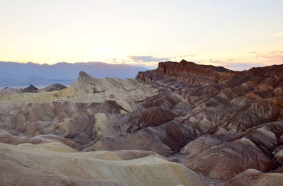 Rock formations in a desert