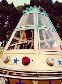 Close-up of vintage car