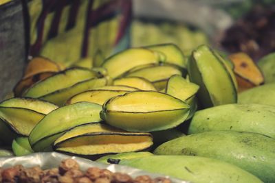 Close-up of fruits for sale in market