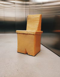 Close-up of toy on table