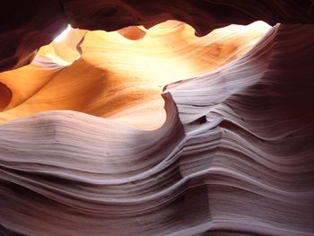 Scenic view of eroded sandstone