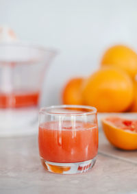 Close-up of drink on table
