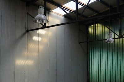 View of bird perching on window