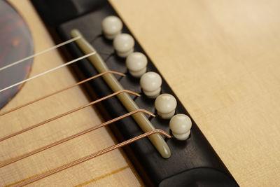 Full frame shot of guitar