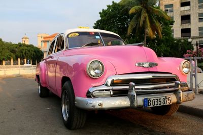 View of vintage car