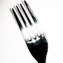 Close-up of food over white background